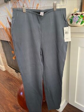 Classic Straight Pants in Dark Slate